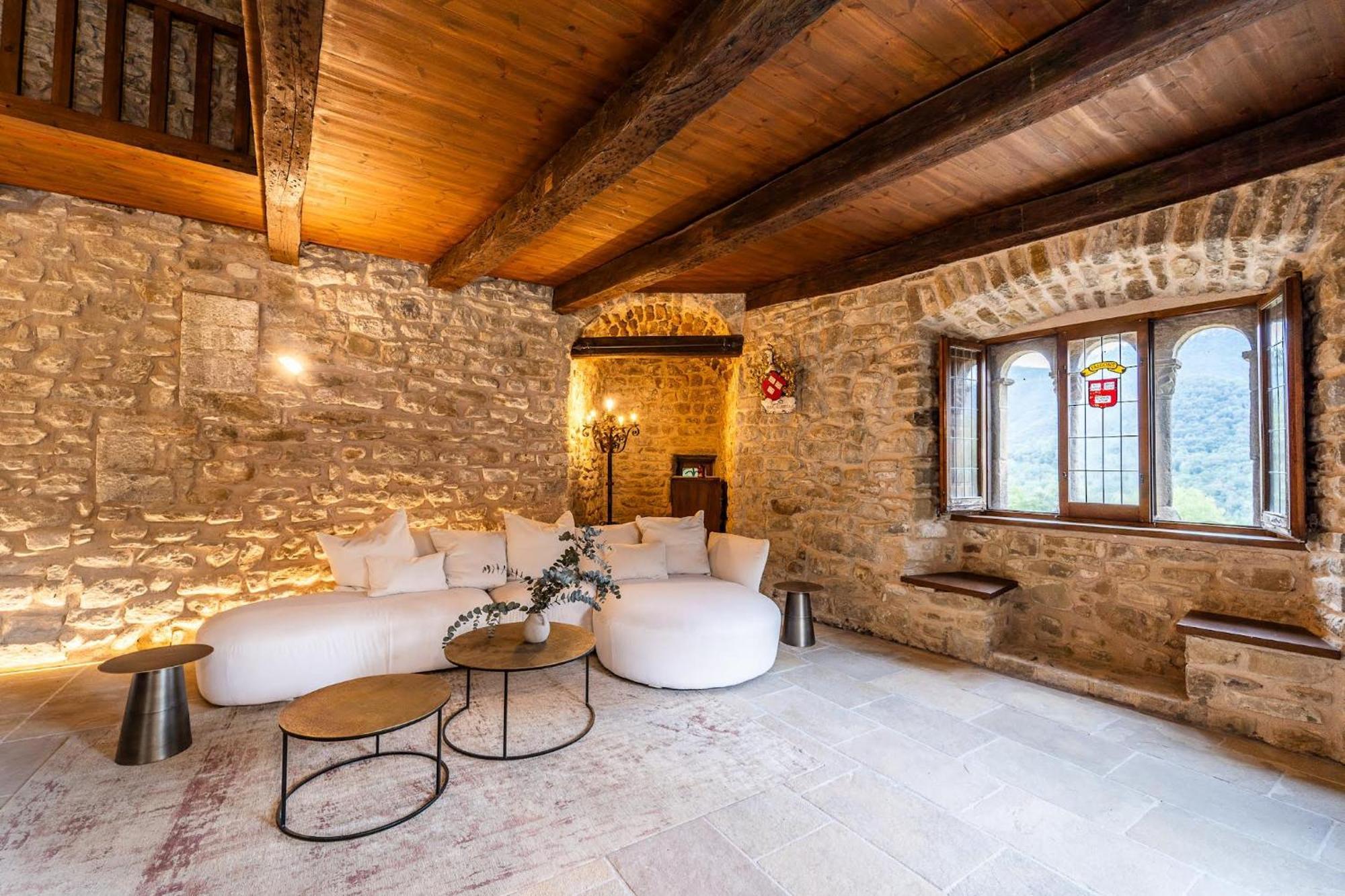 Castell In Girona Villa Sant Miquel de Campmajor Dış mekan fotoğraf
