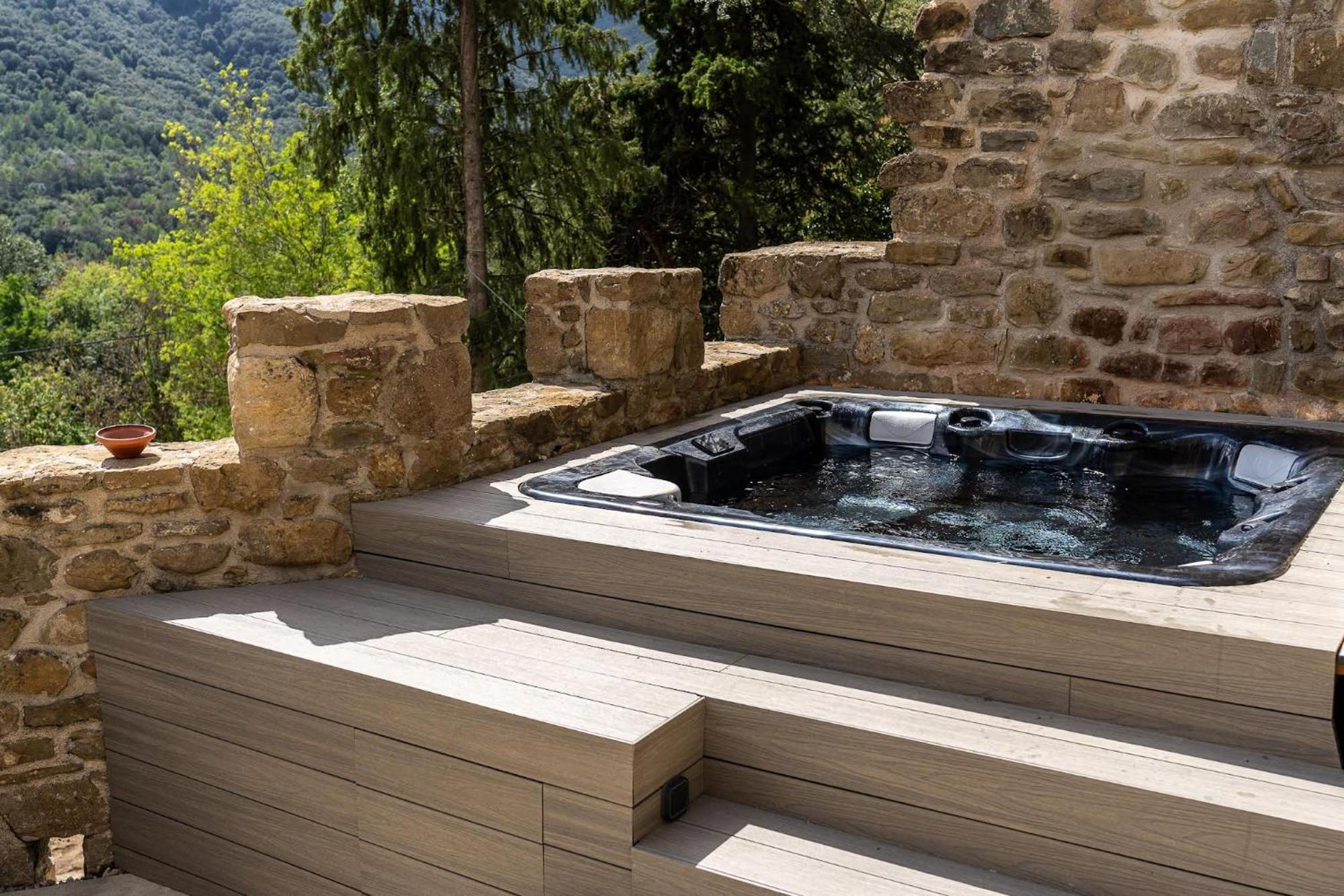 Castell In Girona Villa Sant Miquel de Campmajor Dış mekan fotoğraf