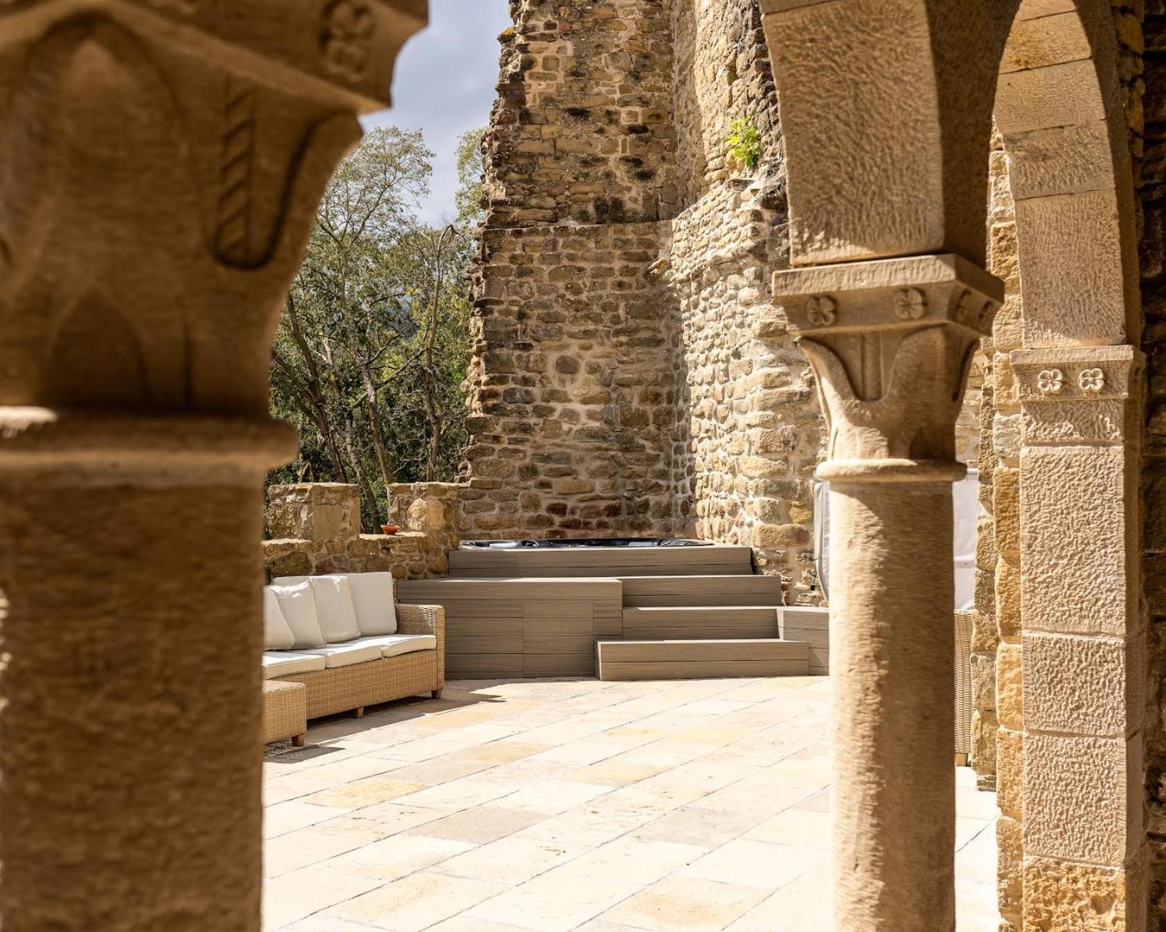 Castell In Girona Villa Sant Miquel de Campmajor Dış mekan fotoğraf