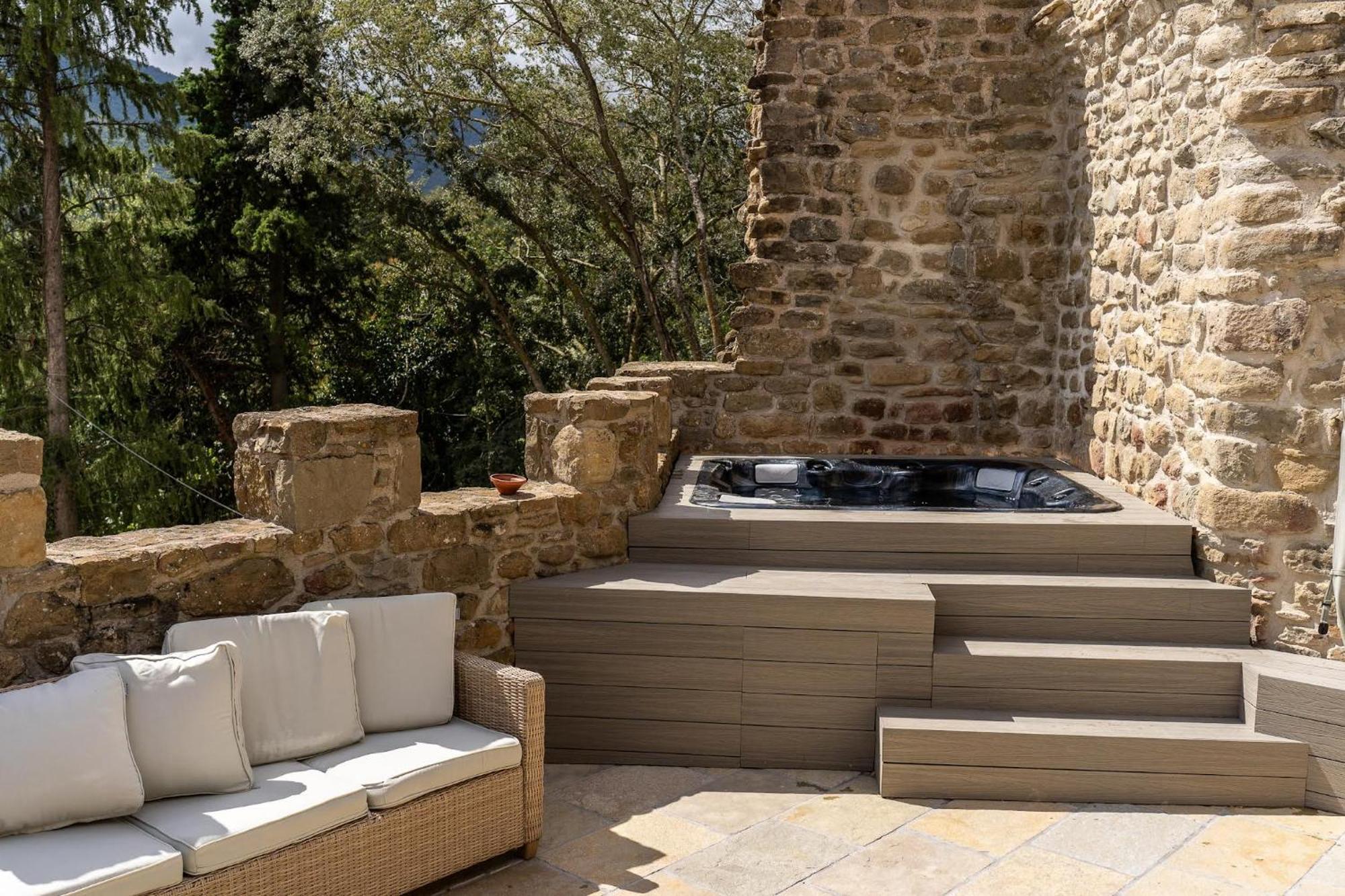 Castell In Girona Villa Sant Miquel de Campmajor Dış mekan fotoğraf