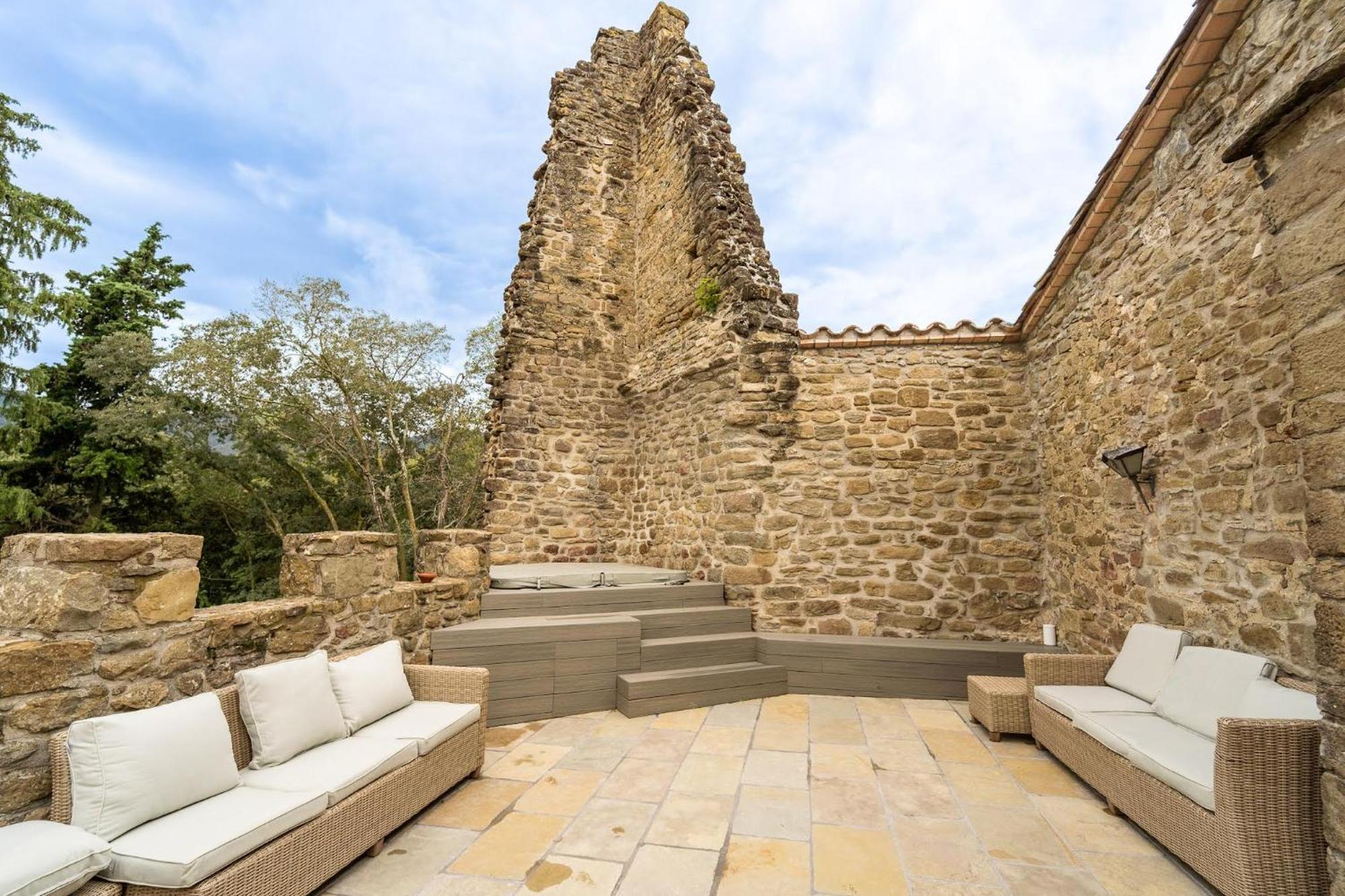 Castell In Girona Villa Sant Miquel de Campmajor Dış mekan fotoğraf