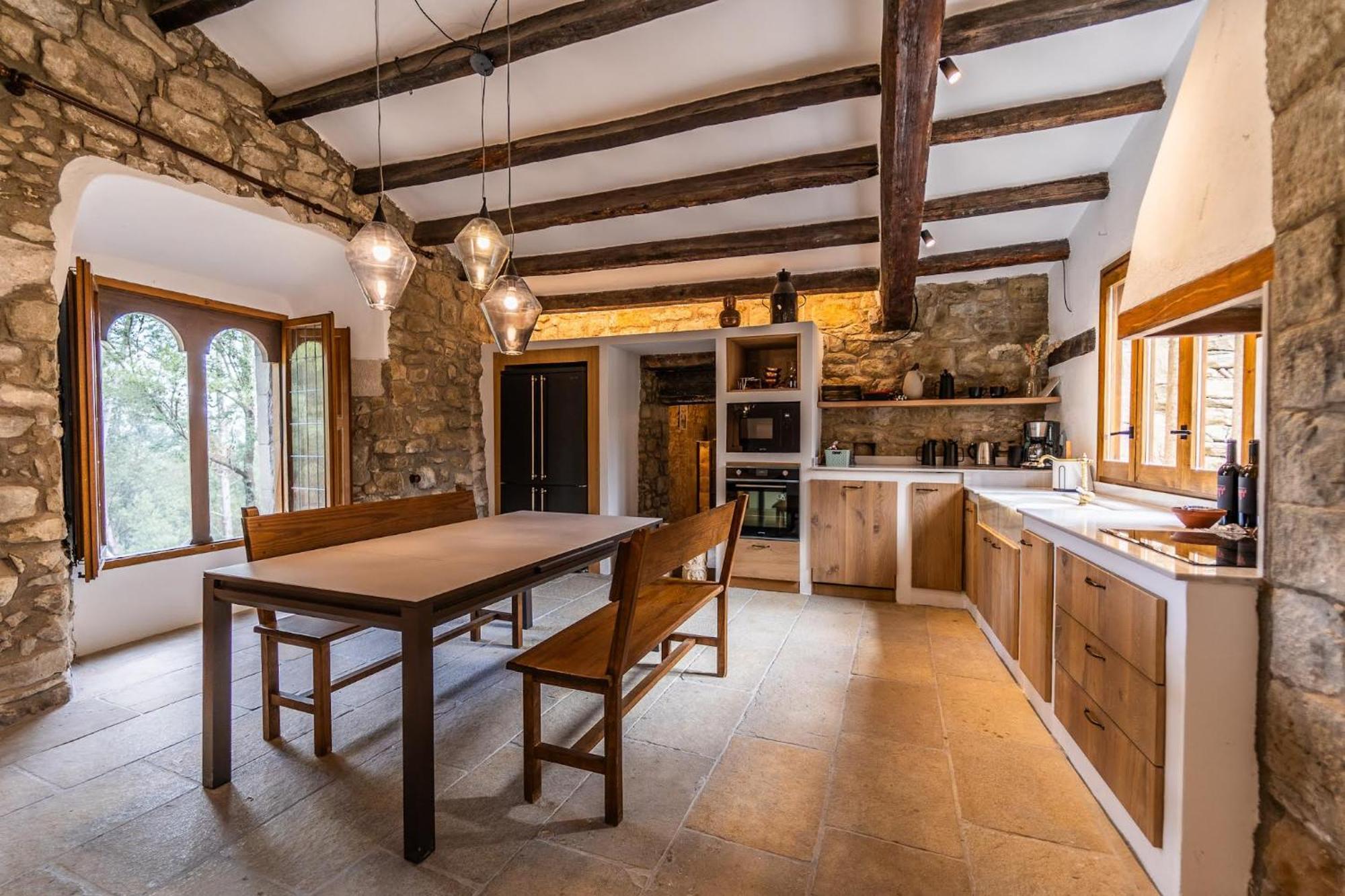 Castell In Girona Villa Sant Miquel de Campmajor Dış mekan fotoğraf
