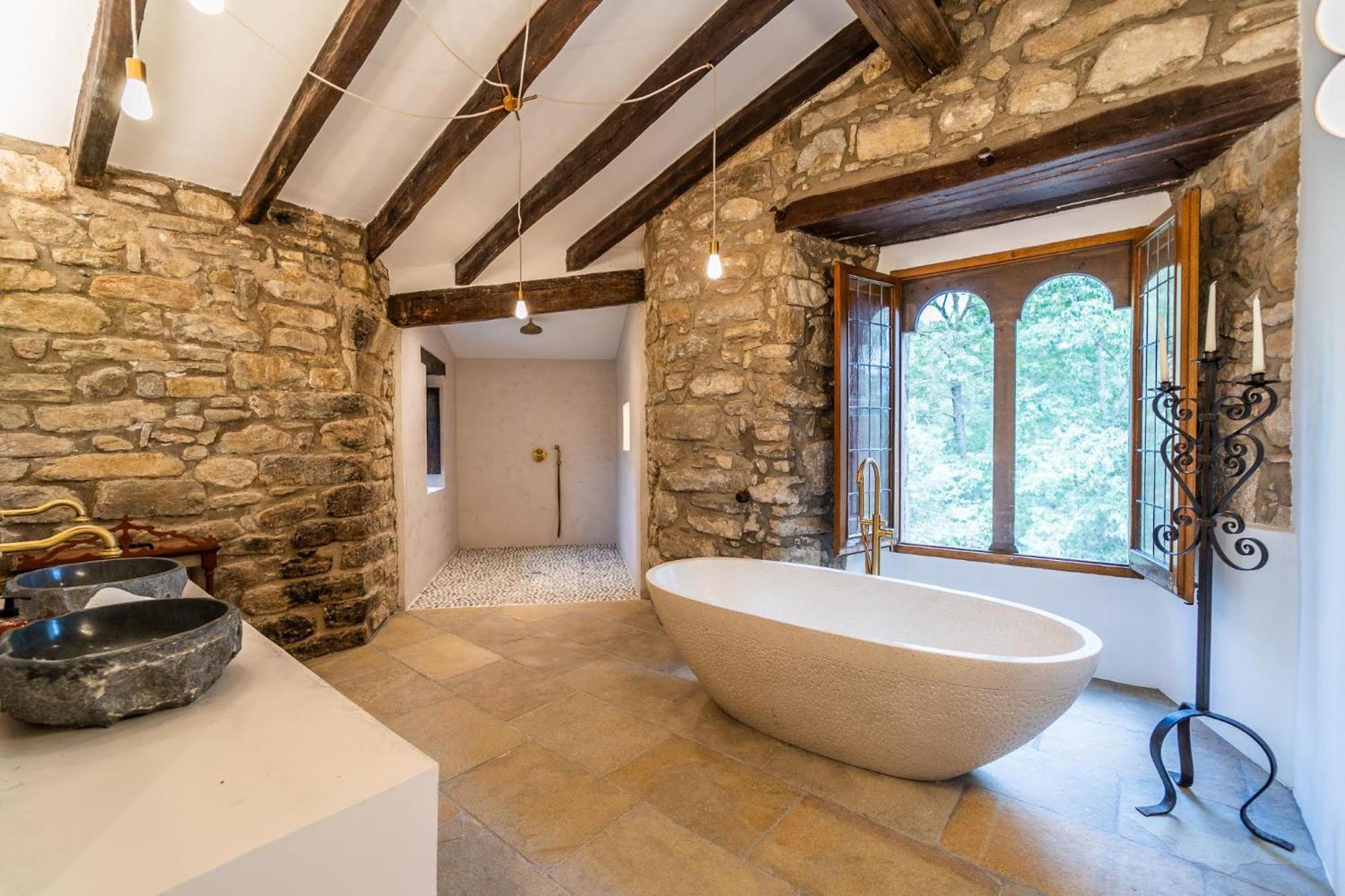 Castell In Girona Villa Sant Miquel de Campmajor Dış mekan fotoğraf