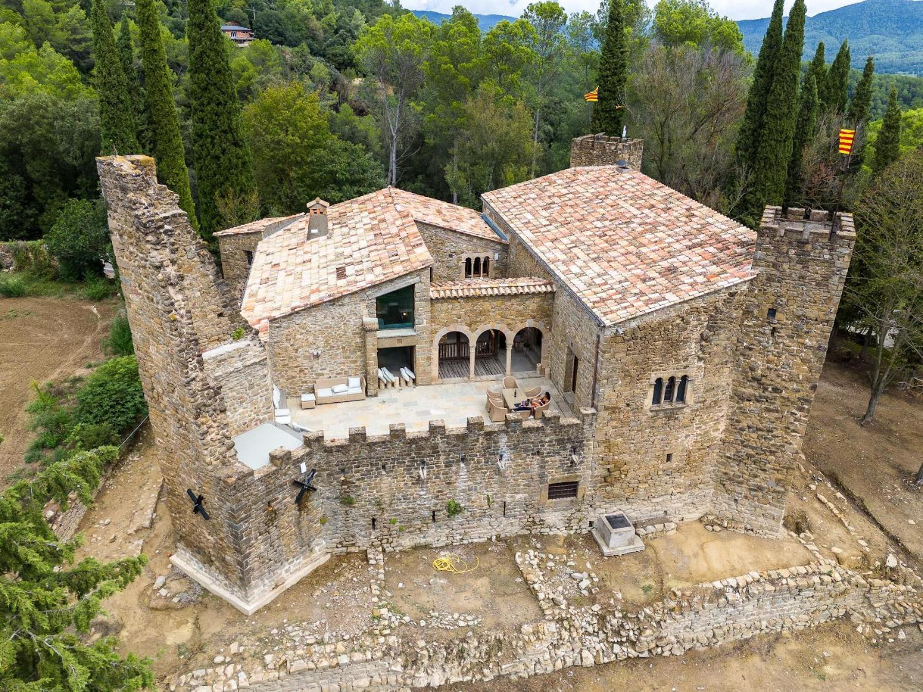 Castell In Girona Villa Sant Miquel de Campmajor Dış mekan fotoğraf
