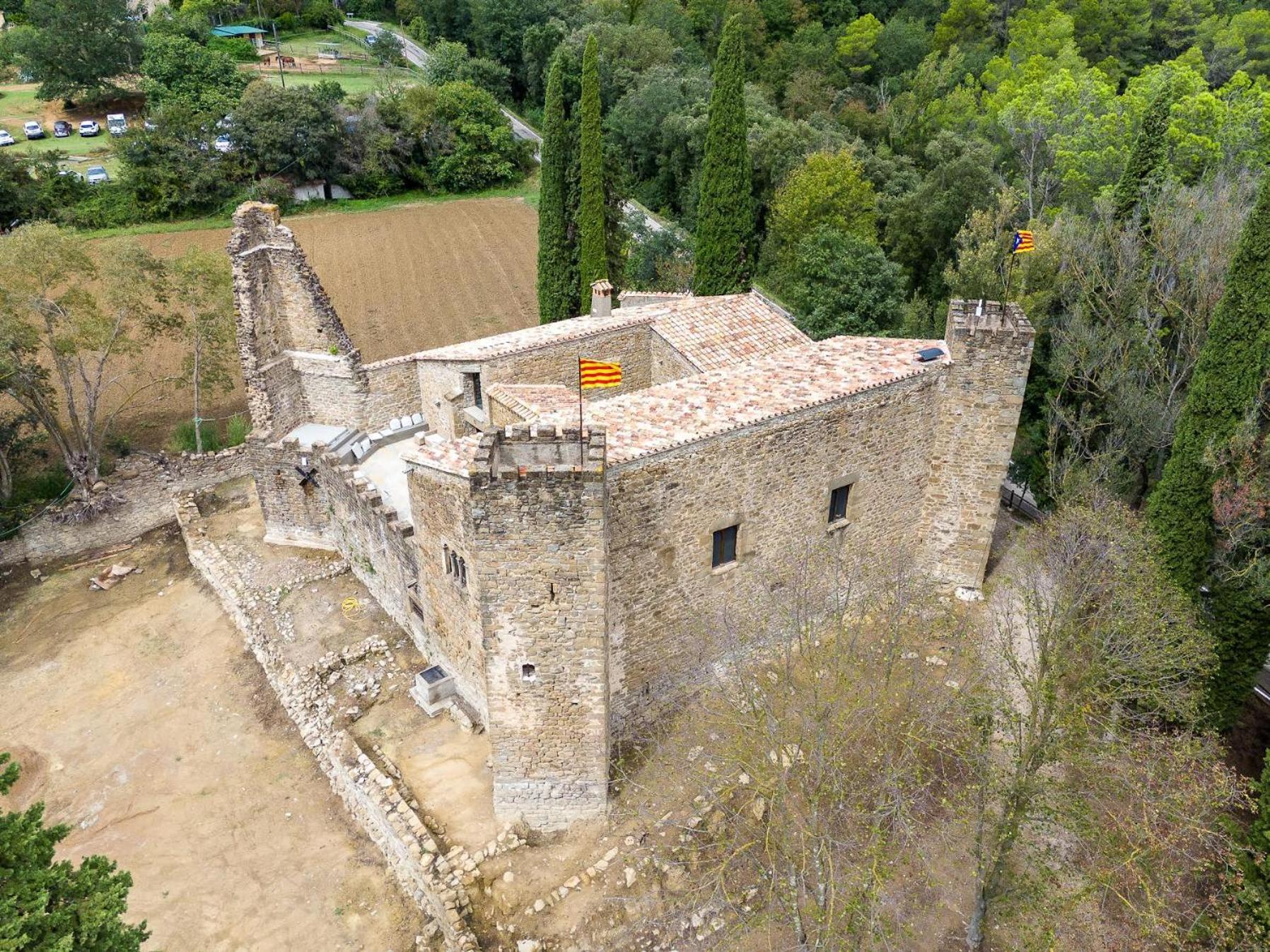 Castell In Girona Villa Sant Miquel de Campmajor Dış mekan fotoğraf